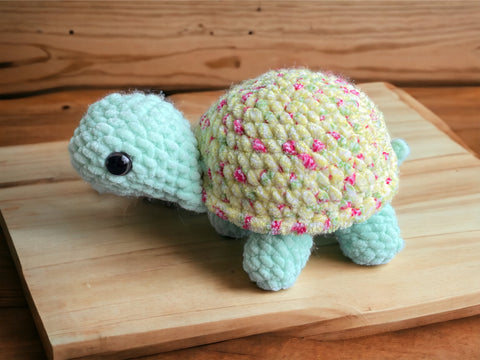 Floral Land Turtle Plush
