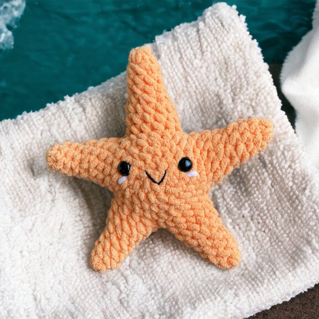 Orange Starfish Plush